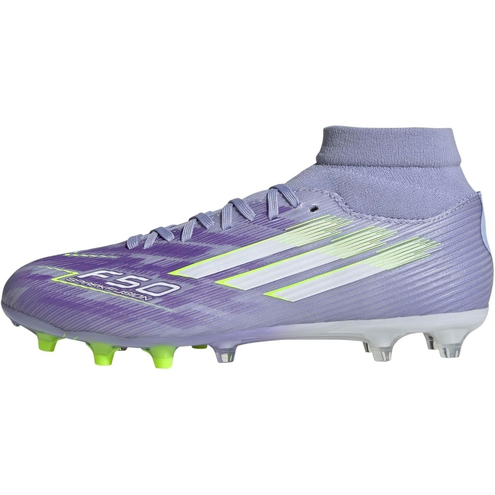 image:imageadidas Womens F50 Sparkfusion League Firm Ground Soccer ShoesViolet ToneLucid LemonPurple Rush