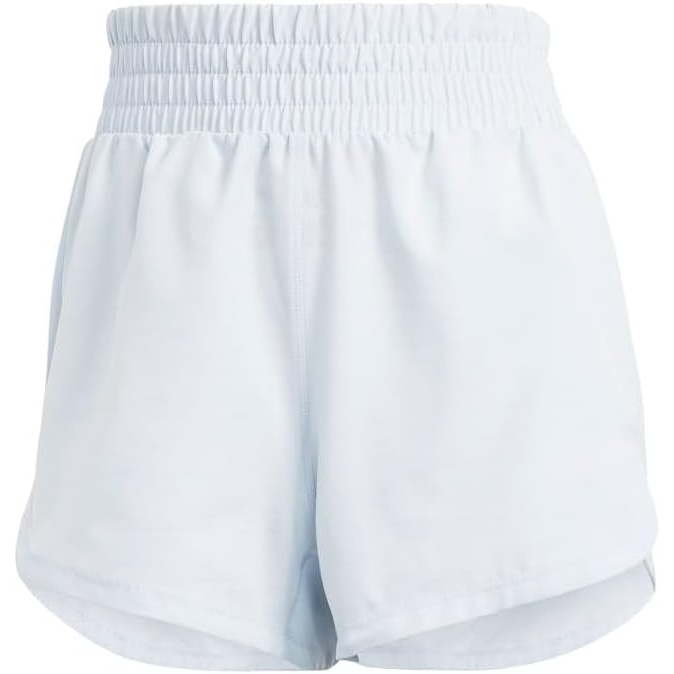 image:imageadidas Womens Pacer Training 3Stripes Woven HighRise ShortsHalo Blue