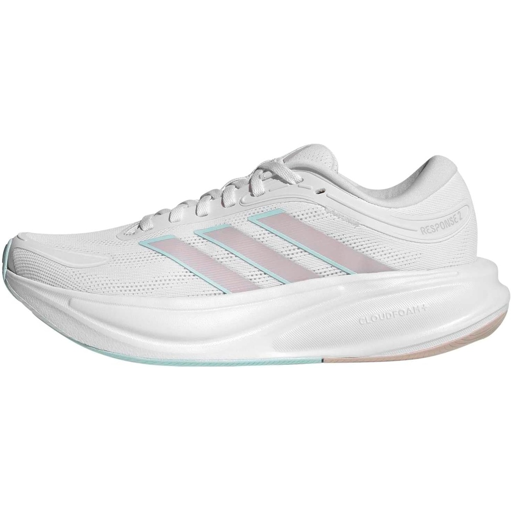 image:imageadidas Womens Response 2 Running ShoeWhiteIce PurpleSemi Flash Aqua