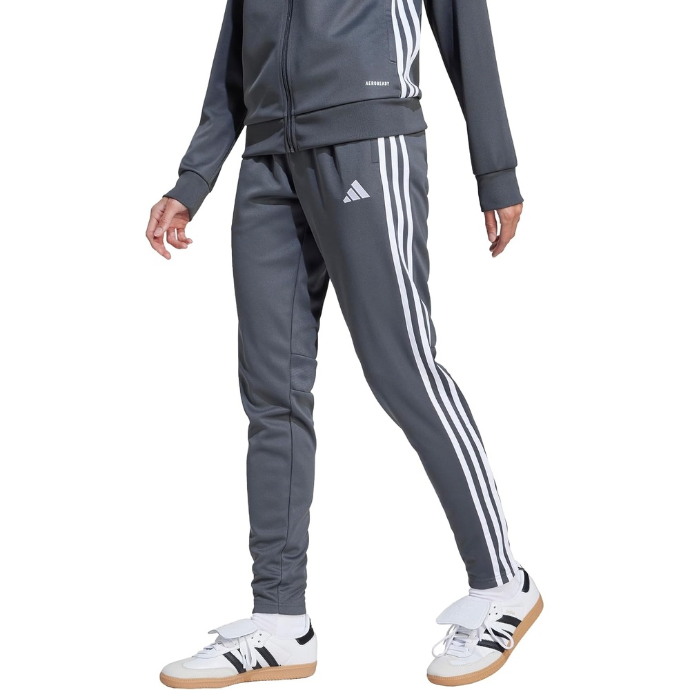 image:imageadidas Womens Tiro 25 Essentials Tracksuit Bottoms Soccer Cleats BlackGreyWhite