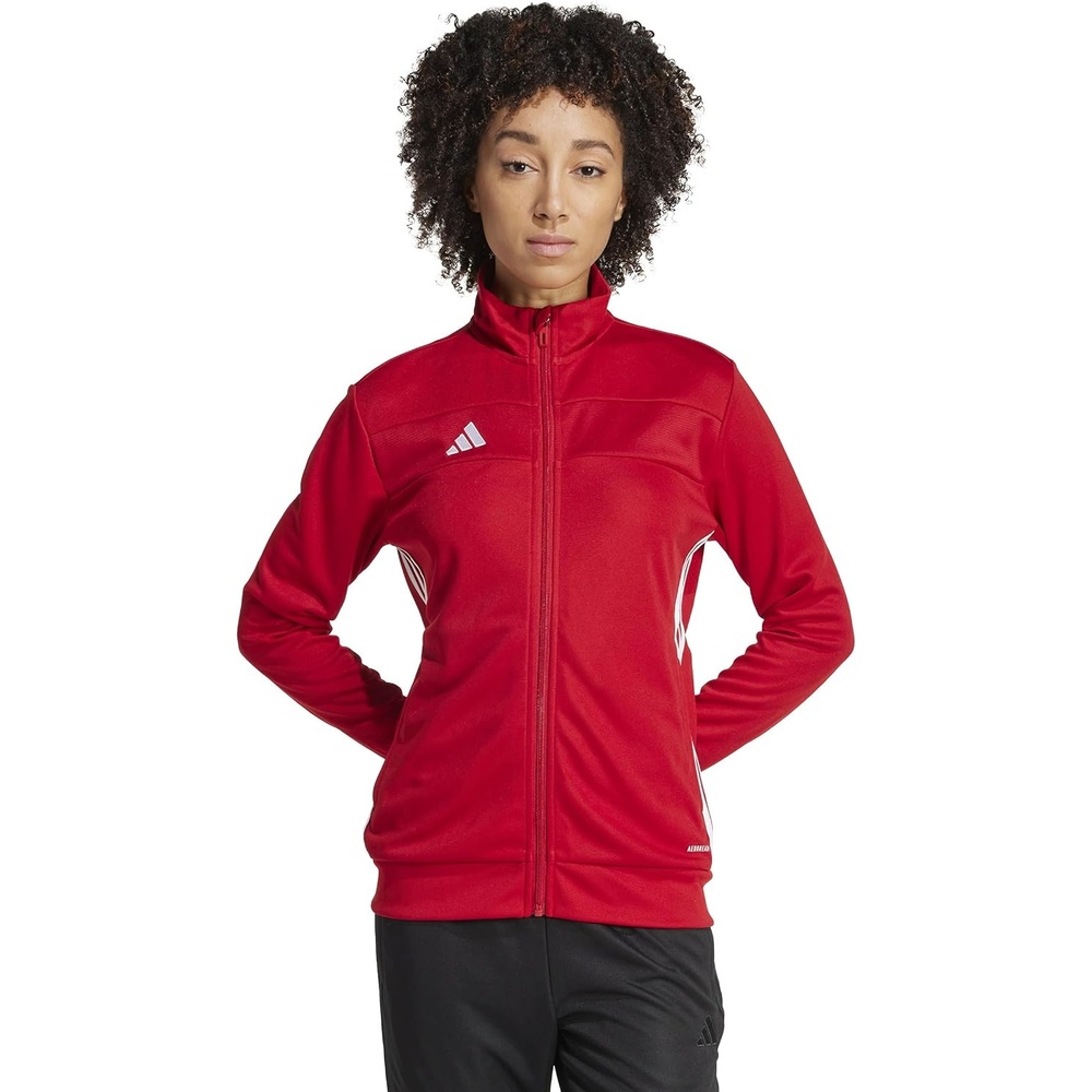 image:imageadidas Womens Tiro Essentials Training Track TopTeam Power RedWhite