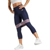 Adidas Womens Optime Essentials Stash 3/4 Leggings(Ink)