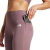 Adidas Womens Optime Essentials Stash 3/4 Leggings(Shadow Fig)