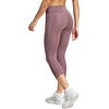 Adidas Womens Optime Essentials Stash 3/4 Leggings(Shadow Fig)