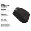 adidas Alphaskin Tie Headband(Black/Silver Reflective)