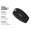 adidas Alphaskin Tie Headband(Black/White/Grip)