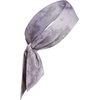 adidas Alphaskin Tie Headband(Stone Wash Grey/White/Print Tie/Tie)