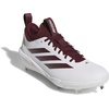 adidas Men’s Adizero Impact 2.0 Baseball(White/Team Maroon/Team Maroon)