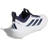 adidas Men’s Adizero Impact 2.0 Baseball(White/Team Navy Blue/Team Navy Blue)