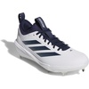 adidas Men’s Adizero Impact 2.0 Baseball(White/Team Navy Blue/Team Navy Blue)