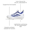 adidas Men’s Adizero Impact 2.0 Baseball(White/Team Royal Blue/Team Royal Blue)