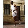 adidas Mens Adizero Pacer Running Sneakers Shoes – Beige(Khaki/Night Indigo/White)