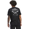 adidas Mens Baseball Graphic T-Shirt(Black)