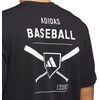 adidas Mens Baseball Graphic T-Shirt(Black)