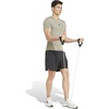 adidas Mens Techfit Compression Casual Tops Casual – Black(Silver Pebble)