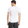 adidas Mens Techfit Compression Casual Tops Casual – Black(White)