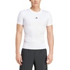 adidas Mens Techfit Compression Casual Tops Casual – Black(White)