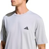 adidas Men’s Workout Essentials Feel Ready T-Shirt(Halo Silver)