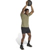 adidas Men’s Workout Essentials Feel Ready T-Shirt(Olive Strata)