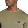 adidas Men’s Workout Essentials Feel Ready T-Shirt(Olive Strata)