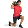 adidas Men’s Workout Essentials Feel Ready T-Shirt(Pure Ruby)