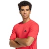 adidas Men’s Workout Essentials Feel Ready T-Shirt(Pure Ruby)