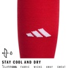 adidas Rivalry Over-the-Calf Soccer Socks 2 Pairs | Unisex, 2-Pack, Cushioned Impact Zones, Arch & Ankle Support, Secure Compression, Over-The-Calf Fit, Game & Practice Ready(Team Power Red/White/2)