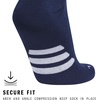 adidas Rivalry Over-the-Calf Soccer Socks 2 Pairs | Unisex, 2-Pack, Cushioned Impact Zones, Arch & Ankle Support, Secure Compression, Over-The-Calf Fit, Game & Practice Ready(Team Navy Blue 2/White/2)