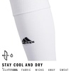 adidas Rivalry Over-the-Calf Soccer Socks 2 Pairs | Unisex, 2-Pack, Cushioned Impact Zones, Arch & Ankle Support, Secure Compression, Over-The-Calf Fit, Game & Practice Ready(1/White/Black)