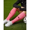 adidas Rivalry Over-the-Calf Soccer Socks 2 Pairs | Unisex, 2-Pack, Cushioned Impact Zones, Arch & Ankle Support, Secure Compression, Over-The-Calf Fit, Game & Practice Ready(Ultra Pop/Black/2)