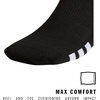 adidas Rivalry Over-the-Calf Soccer Socks 2 Pairs | Unisex, 2-Pack, Cushioned Impact Zones, Arch & Ankle Support, Secure Compression, Over-The-Calf Fit, Game & Practice Ready(1/Black/White)