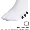 adidas Rivalry Over-the-Calf Soccer Socks 2 Pairs | Unisex, 2-Pack, Cushioned Impact Zones, Arch & Ankle Support, Secure Compression, Over-The-Calf Fit, Game & Practice Ready(1/White/Black)
