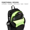 adidas Stadium Soccer Backpack 36L | Padded Laptop Sleeve, Holds A Size 5 Ball, Vented Gear Pocket, Stays Dry On Wet Fields, School Gym & Travel Ready(Black/3)