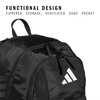 adidas Stadium Soccer Backpack 36L | Padded Laptop Sleeve, Holds A Size 5 Ball, Vented Gear Pocket, Stays Dry On Wet Fields, School Gym & Travel Ready(Black/4)