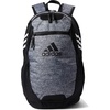 adidas Stadium Soccer Backpack 36L | Padded Laptop Sleeve, Holds A Size 5 Ball, Vented Gear Pocket, Stays Dry On Wet Fields, School Gym & Travel Ready(Jersey Onix Grey/3)