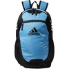 adidas Stadium Soccer Backpack 36L | Padded Laptop Sleeve, Holds A Size 5 Ball, Vented Gear Pocket, Stays Dry On Wet Fields, School Gym & Travel Ready(Team Light Blue/3)