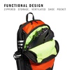 adidas Stadium Soccer Backpack 36L | Padded Laptop Sleeve, Holds A Size 5 Ball, Vented Gear Pocket, Stays Dry On Wet Fields, School Gym & Travel Ready(Team Orange/3)
