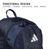 adidas Stadium Soccer Backpack 36L | Padded Laptop Sleeve, Holds A Size 5 Ball, Vented Gear Pocket, Stays Dry On Wet Fields, School Gym & Travel Ready(Team Navy Blue 2/4)