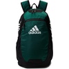 adidas Stadium Soccer Backpack 36L | Padded Laptop Sleeve, Holds A Size 5 Ball, Vented Gear Pocket, Stays Dry On Wet Fields, School Gym & Travel Ready(Team Dark Green/3)