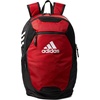 adidas Stadium Soccer Backpack 36L | Padded Laptop Sleeve, Holds A Size 5 Ball, Vented Gear Pocket, Stays Dry On Wet Fields, School Gym & Travel Ready(Team Power Red/3)