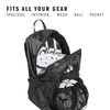 adidas Stadium Soccer Backpack 36L | Padded Laptop Sleeve, Holds A Size 5 Ball, Vented Gear Pocket, Stays Dry On Wet Fields, School Gym & Travel Ready(Team Dark Grey/4)