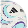adidas Tiro Soccer Ball(White/Black/Flash Aqua/Active Purple/League Sala)