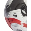 adidas Tiro Soccer Ball(White/Black/Iron Metallic/Power Red)