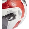 adidas Tiro Soccer Ball(White/Black/Iron Metallic/Power Red)