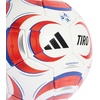 adidas Tiro Soccer Ball(White/Black/Lucid Red)