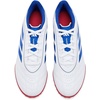 adidas Unisex Adult Goletto IX Turf Soccer Shoes | Soccer Shoes(White/Team Royal Blue/Better Scarlet)