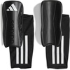 adidas Unisex Adult Tiro Soccer Shin Guards(Black/White/Iron Metallic/League)