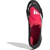 adidas Unisex-Adult League Predator Fold-Over Tongue Firm/Multi Ground Cleat(Black/White/Lucid Red)