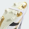 adidas Unisex-Adult League Predator Fold-Over Tongue Firm/Multi Ground Cleat(Cloud White Core Black Gold Metallic)
