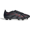 adidas Unisex-Adult League Predator Fold-Over Tongue Firm/Multi Ground Cleat(Core Black Grey Four Lucid Red)